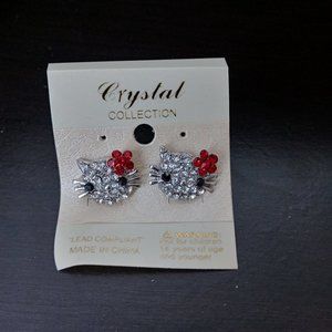 Hello Kitty stud earrings